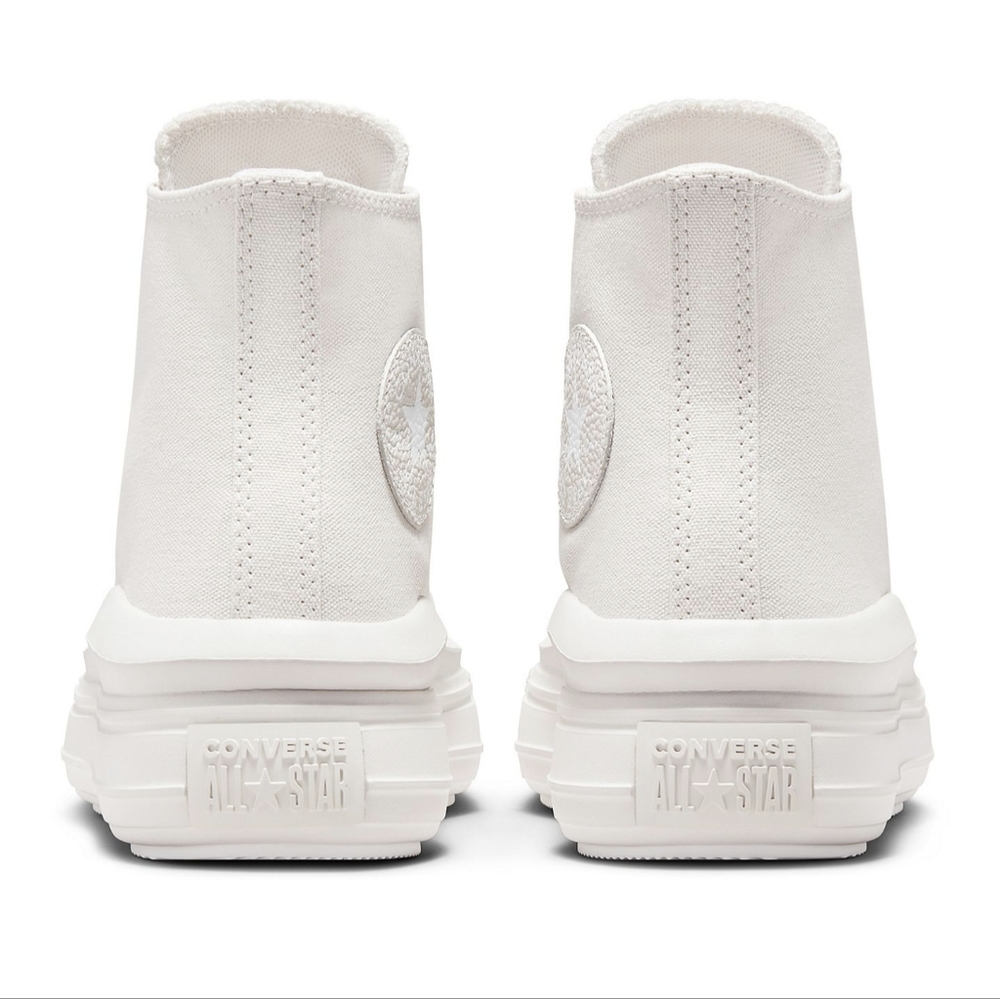 Converse Chuck Taylor All Star Move Edge Glow Platform Sneakers Pale Putty - Picture 7 of 12